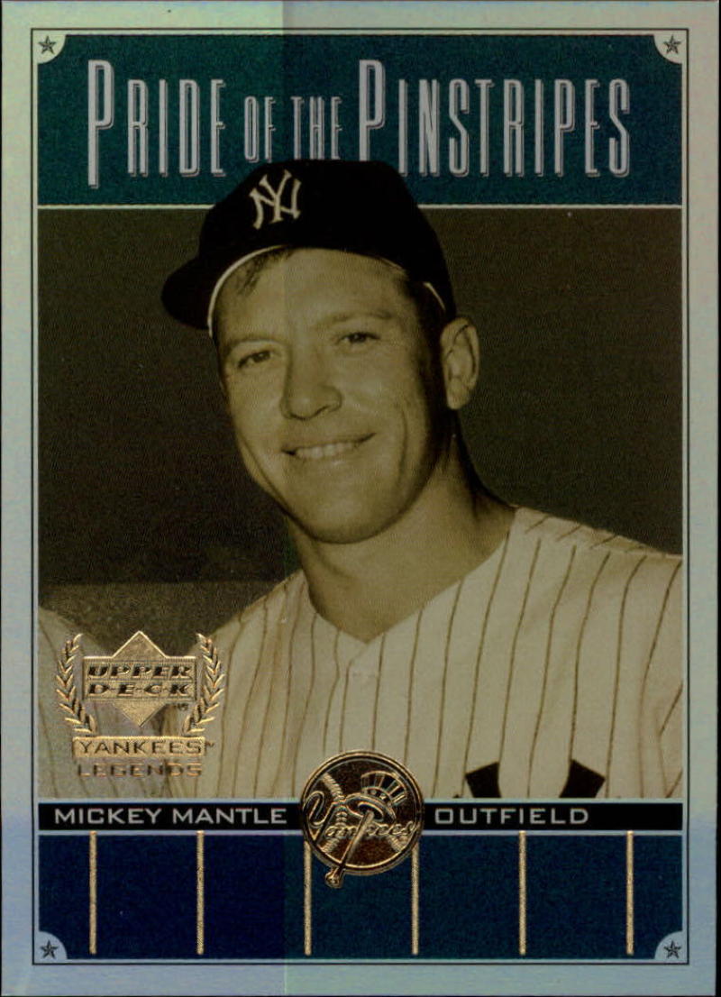 2000 Upper Deck Yankees Legends Pride of the Pinstripes