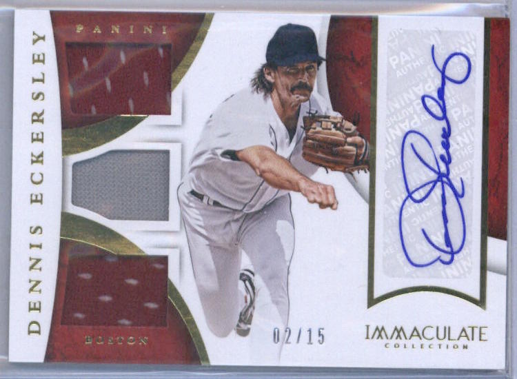 2015 Panini Immaculate Collection Auto Triple Materials