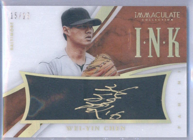 2015 Panini Immaculate Collection Ink Holo Gold