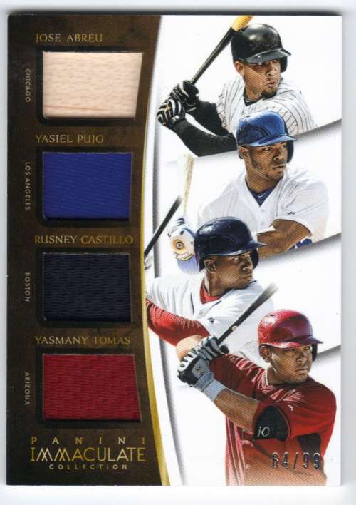 2015 Panini Immaculate Collection Quad Players