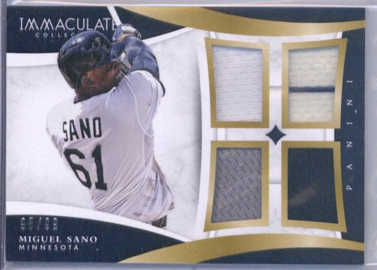 2015 Panini Immaculate Collection Quads