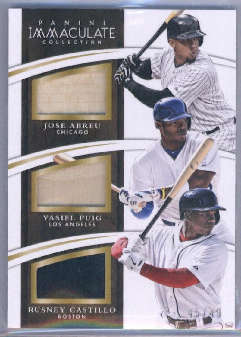 2015 Panini Immaculate Collection Trio Players