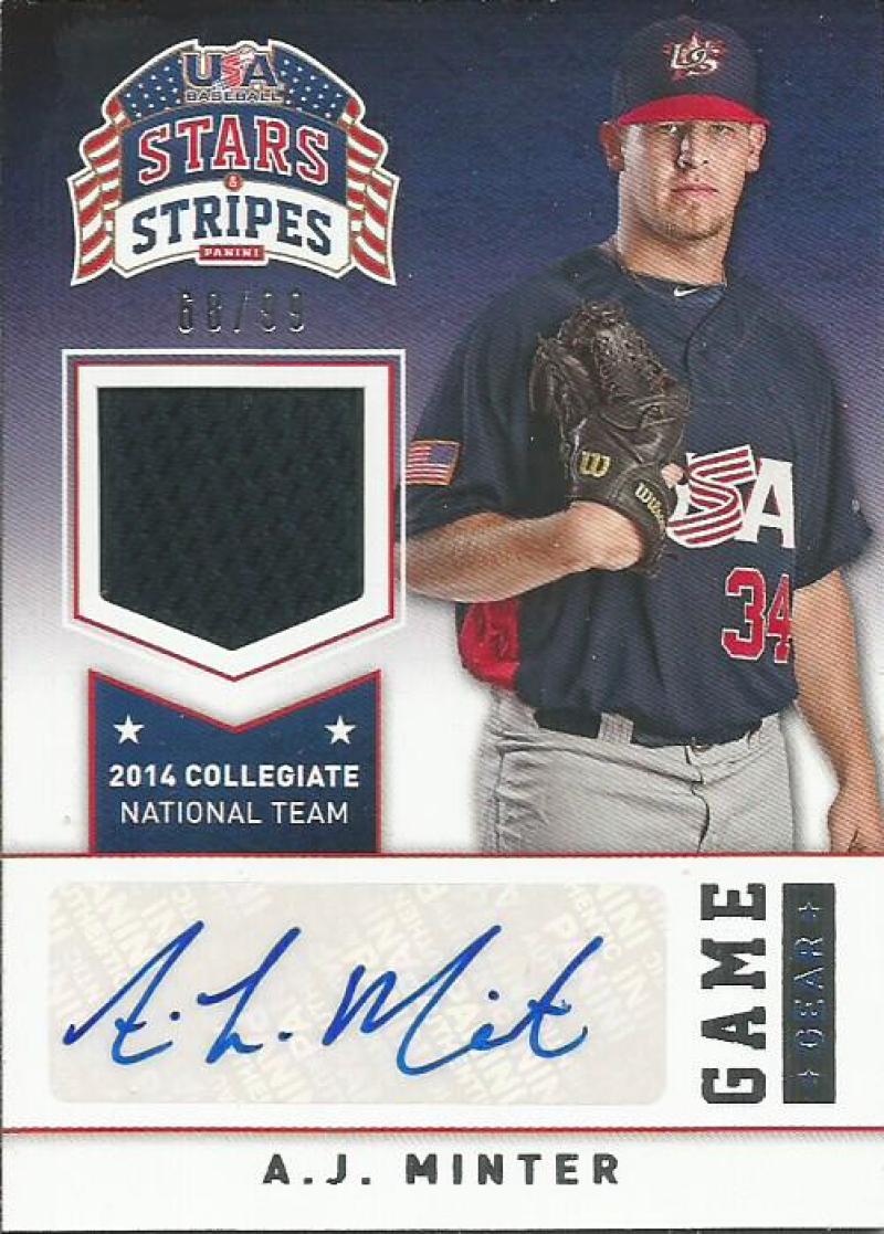 2015 Panini Stars and Stripes USA BB Game Gear Materials Signatures