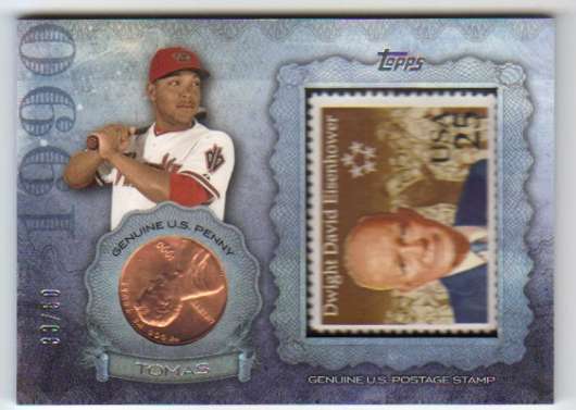 2015 Topps Update Birth Year Coin and Stamp Penny