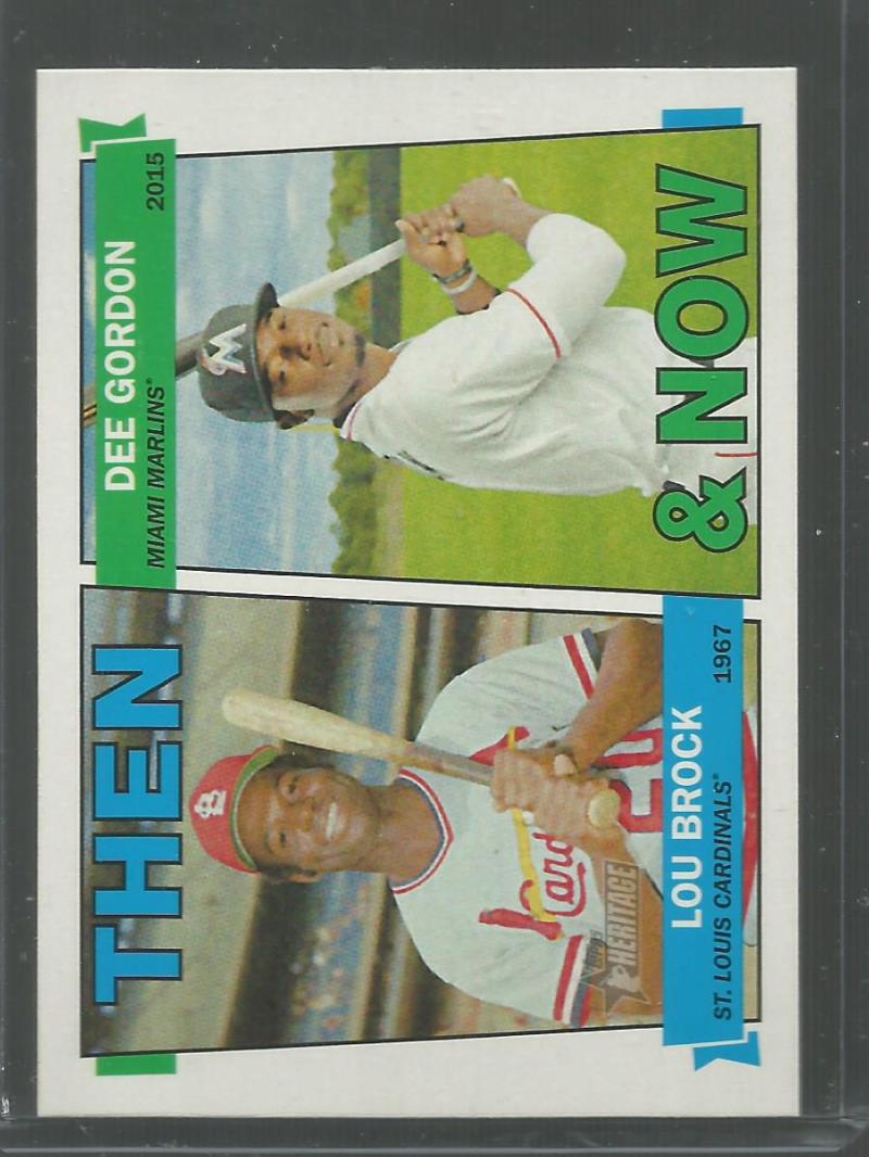 2016 Topps Heritage Then and Now