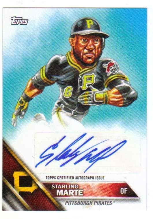 2016 Topps MLB Wacky Packages Active Stars Autographs