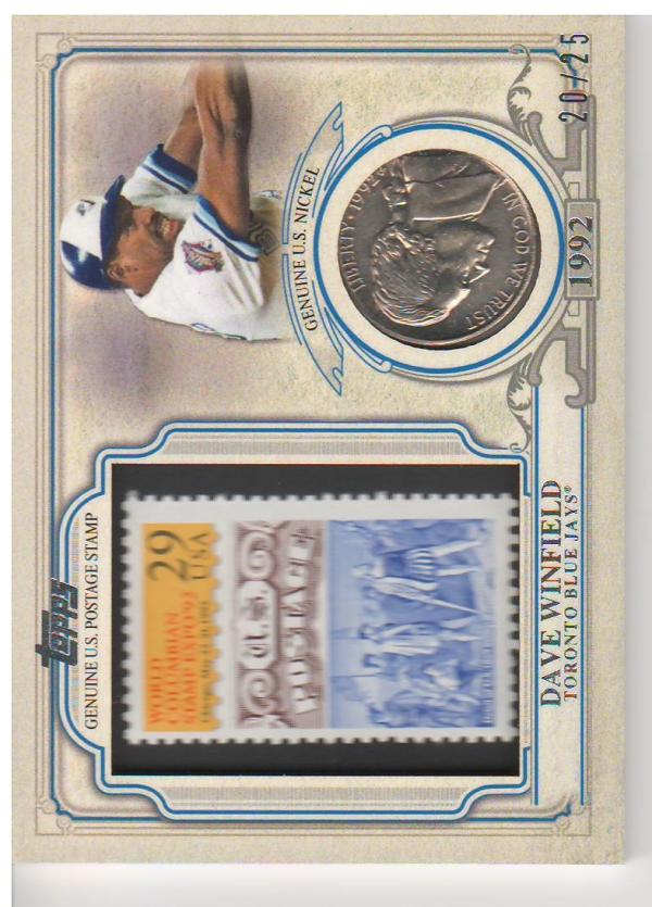 2016 Topps  World Series Champion Coin and Stamp Nickel