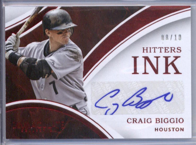 2016 Panini Immaculate Hitters Ink Red
