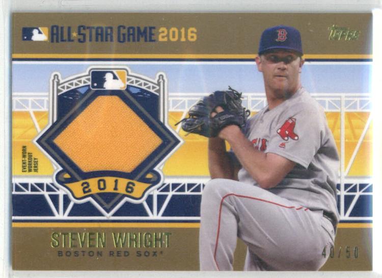 2016 Topps Update All Star Stitches Gold