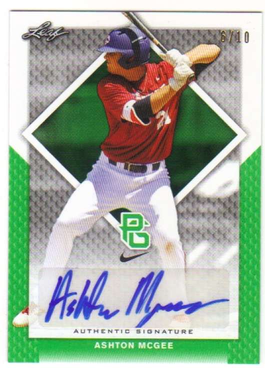 2016 Leaf Perfect Game National Showcase Autographs Green