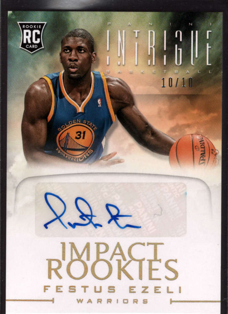 2012-13 Panini Intrigue Impact Rookie Autographs Gold