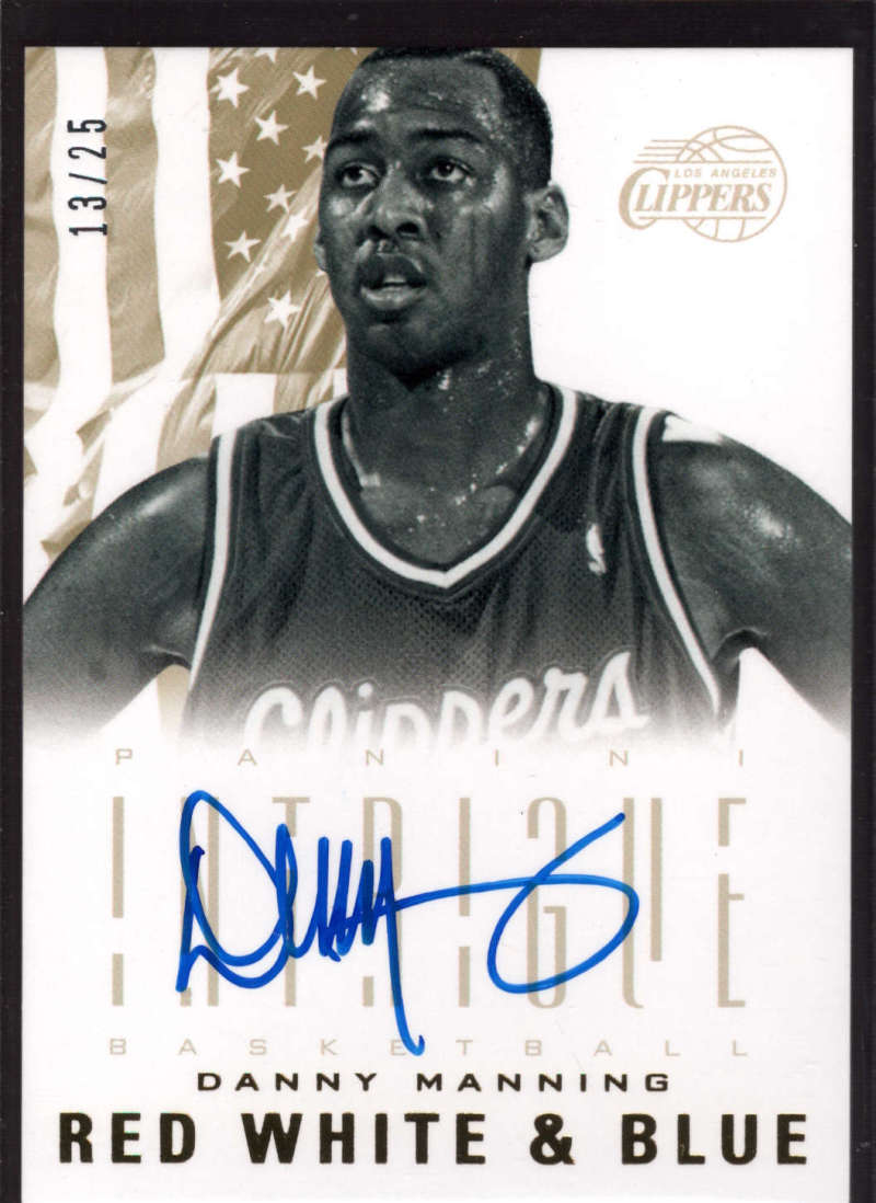 2012-13 Panini Intrigue Red White and Blue Autographs