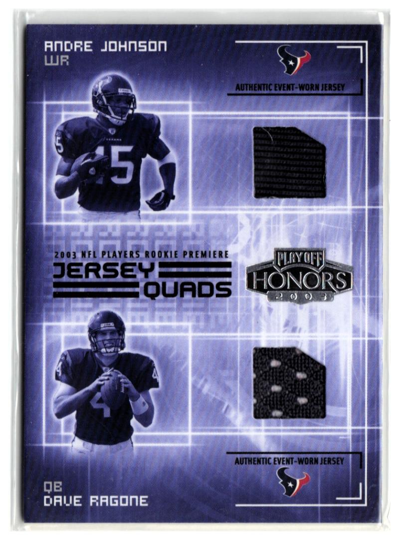 2003 Playoff Honors Jersey Quads
