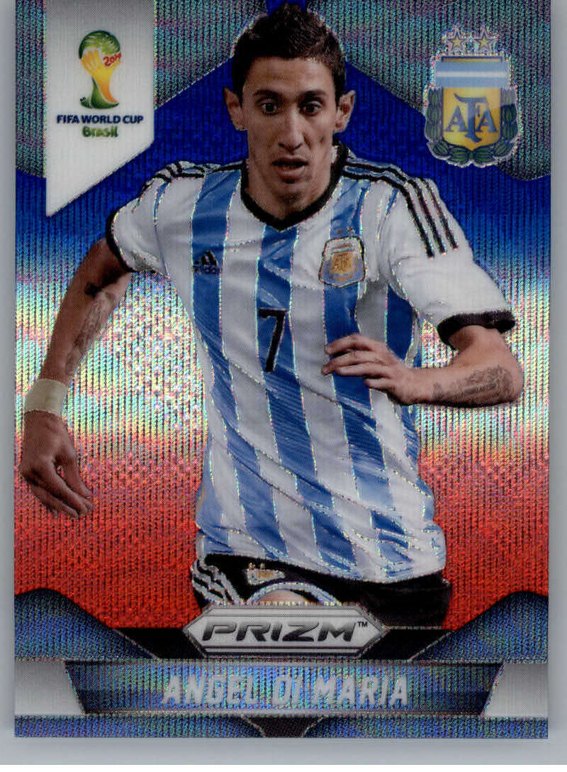 2014 Panini World Cup Prizm Blue and Red Blue Wave Prizms