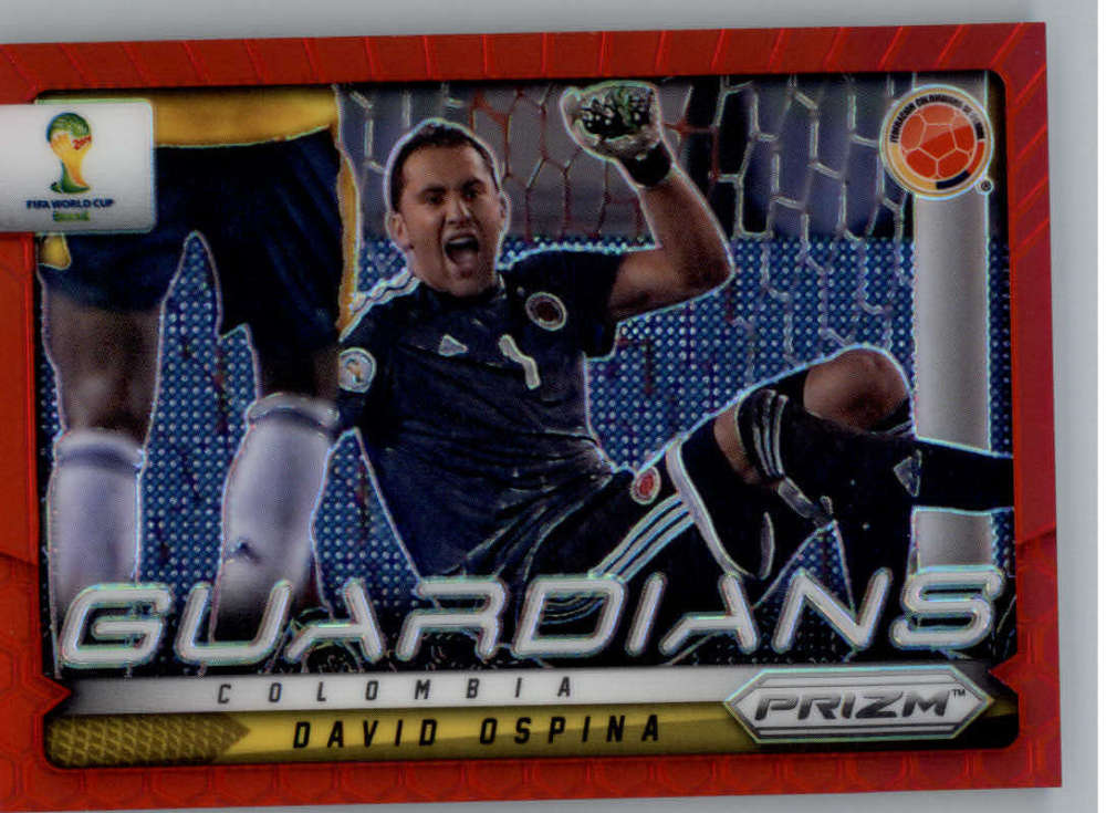 2014 Panini World Cup Prizm Guardians Red Prizms