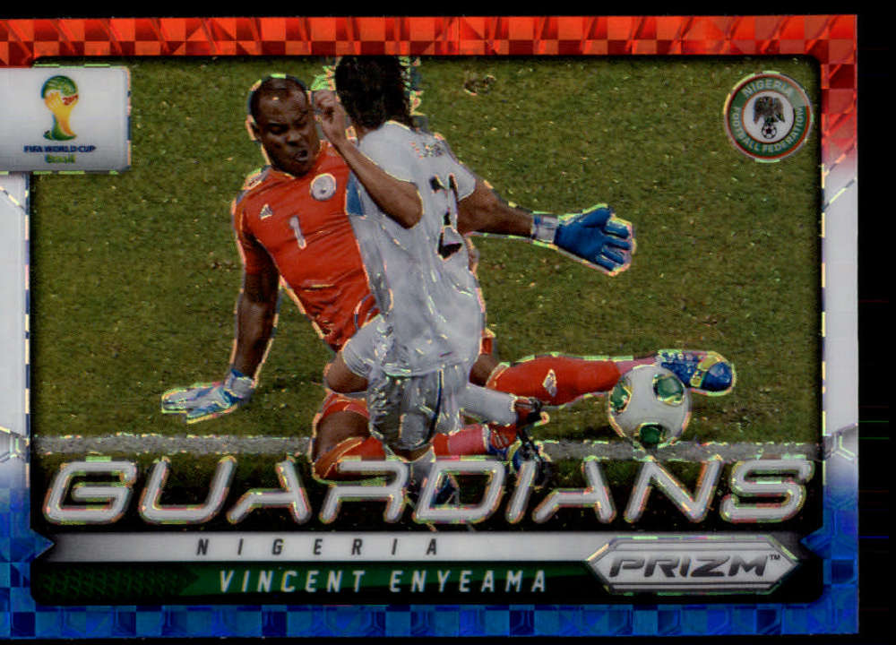2014 Panini World Cup Prizm Guardians Red, White and Blue Power Plaid Prizms