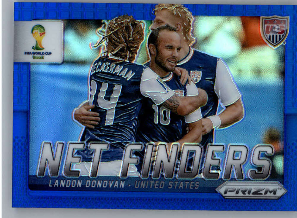 2014 Panini World Cup Prizm Net Finders Blue Prizms