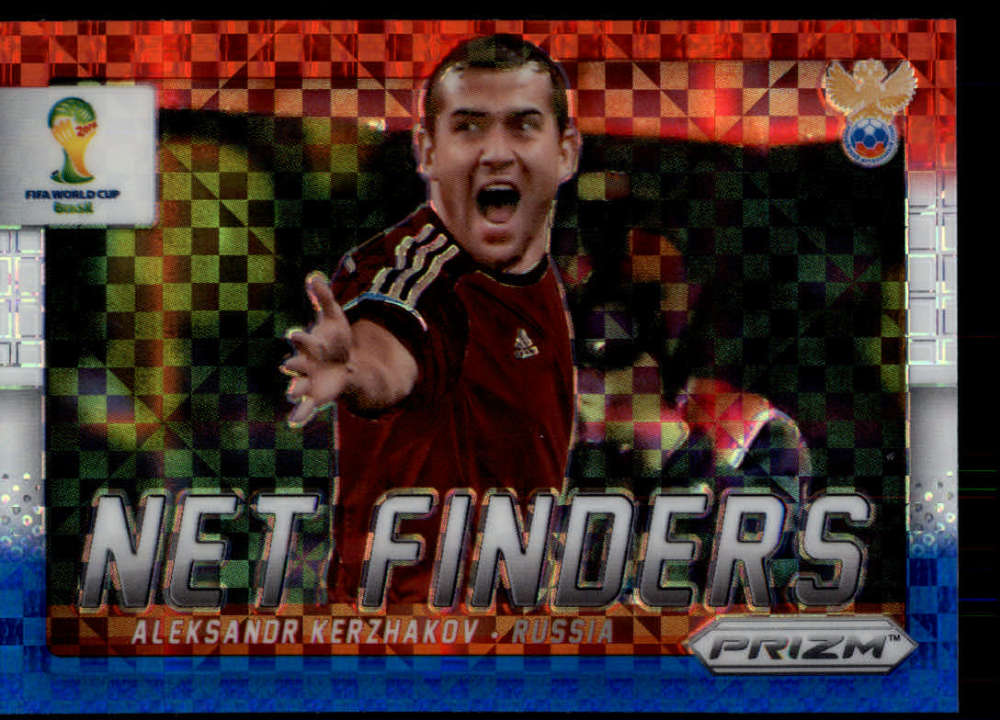 2014 Panini World Cup Prizm Net Finders Red, White and Blue Power Plaid Prizms