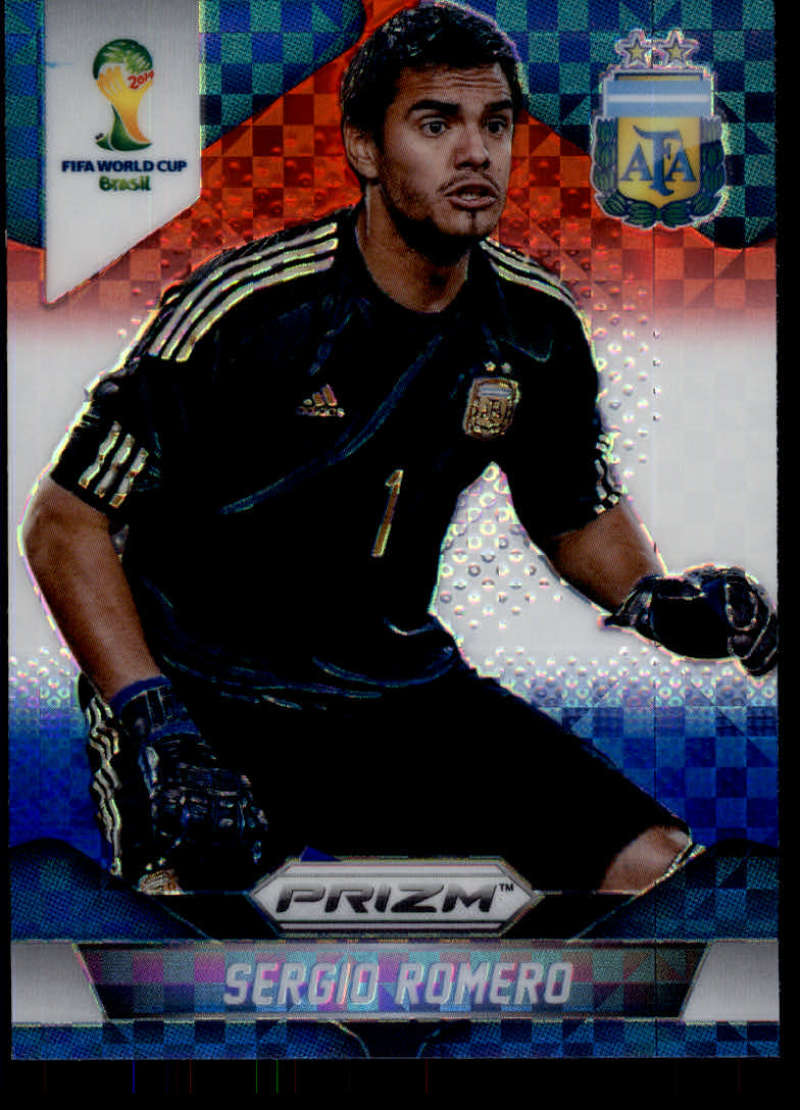 2014 Panini World Cup Prizm Red, White and Blue Power Plaid Prizms