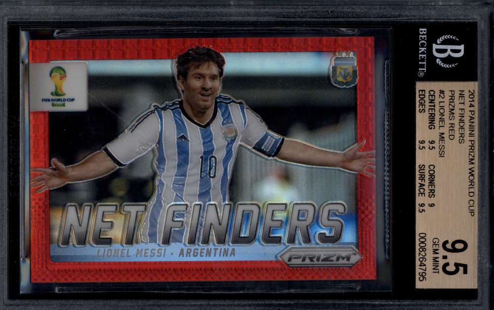 2014 Panini World Cup Prizm Net Finders Red Prizms
