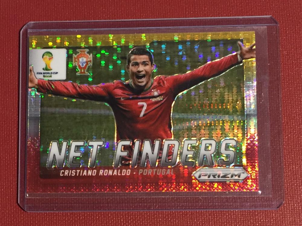 2014 Panini World Cup Prizm Net Finders Yellow and Red Pulsar Prizms