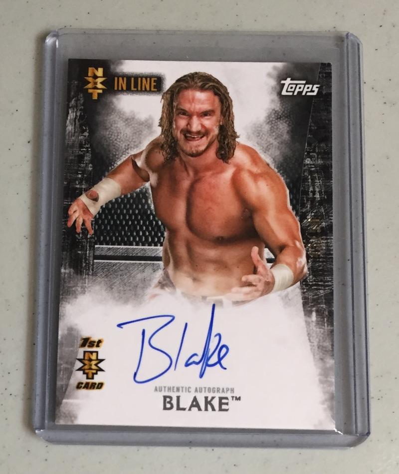 2015 Topps WWE Undisputed NXT Prospects Autographs Black