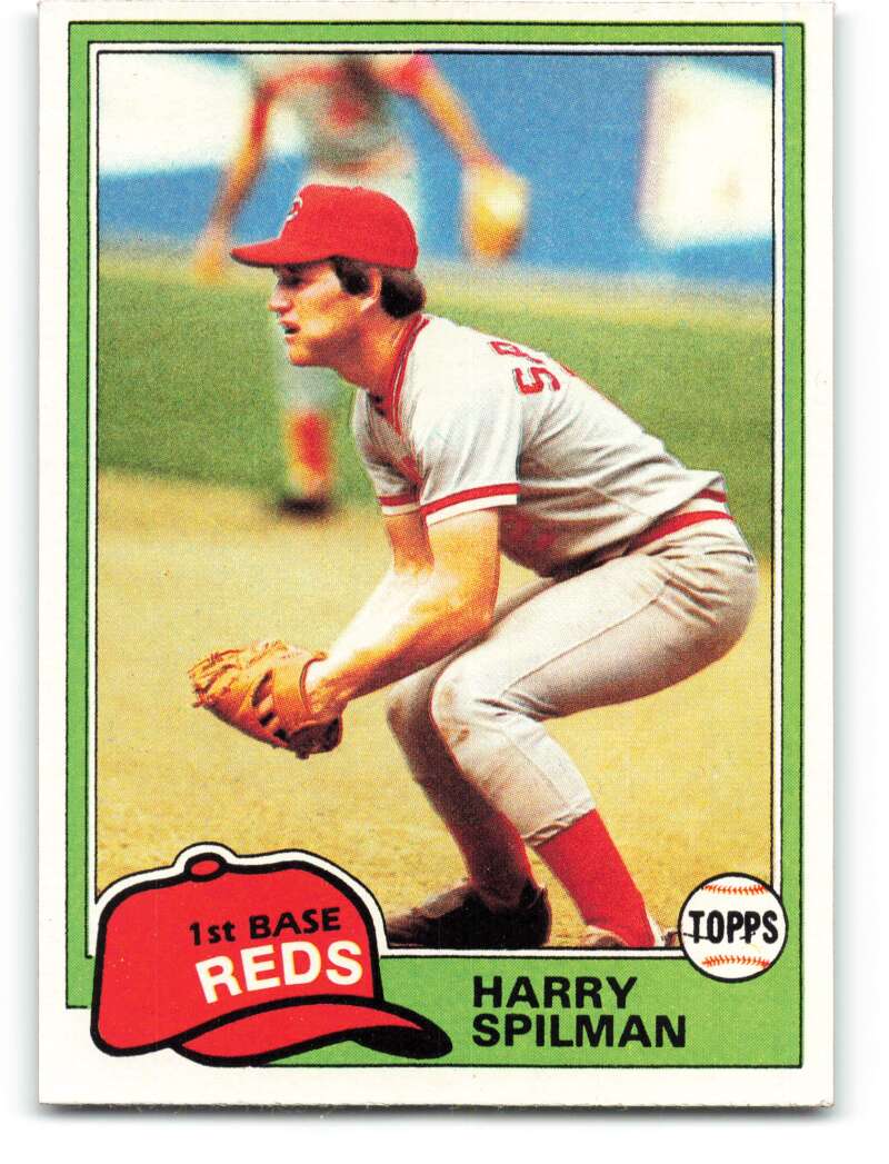 1981 Topps Harry Spilman #94 VG/EX Very Good/Excellent Reds DP