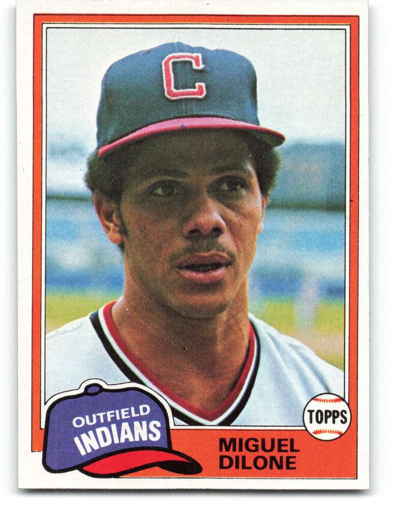 1981 Topps Miguel Dilone #141 VG/EX Very Good/Excellent Indians