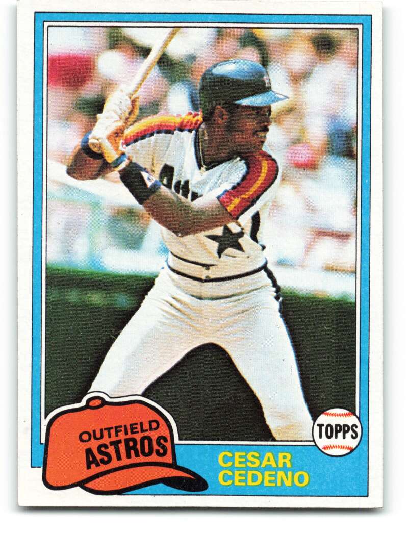 1981 Topps Cesar Cedeno #190 VG/EX Very Good/Excellent Astros