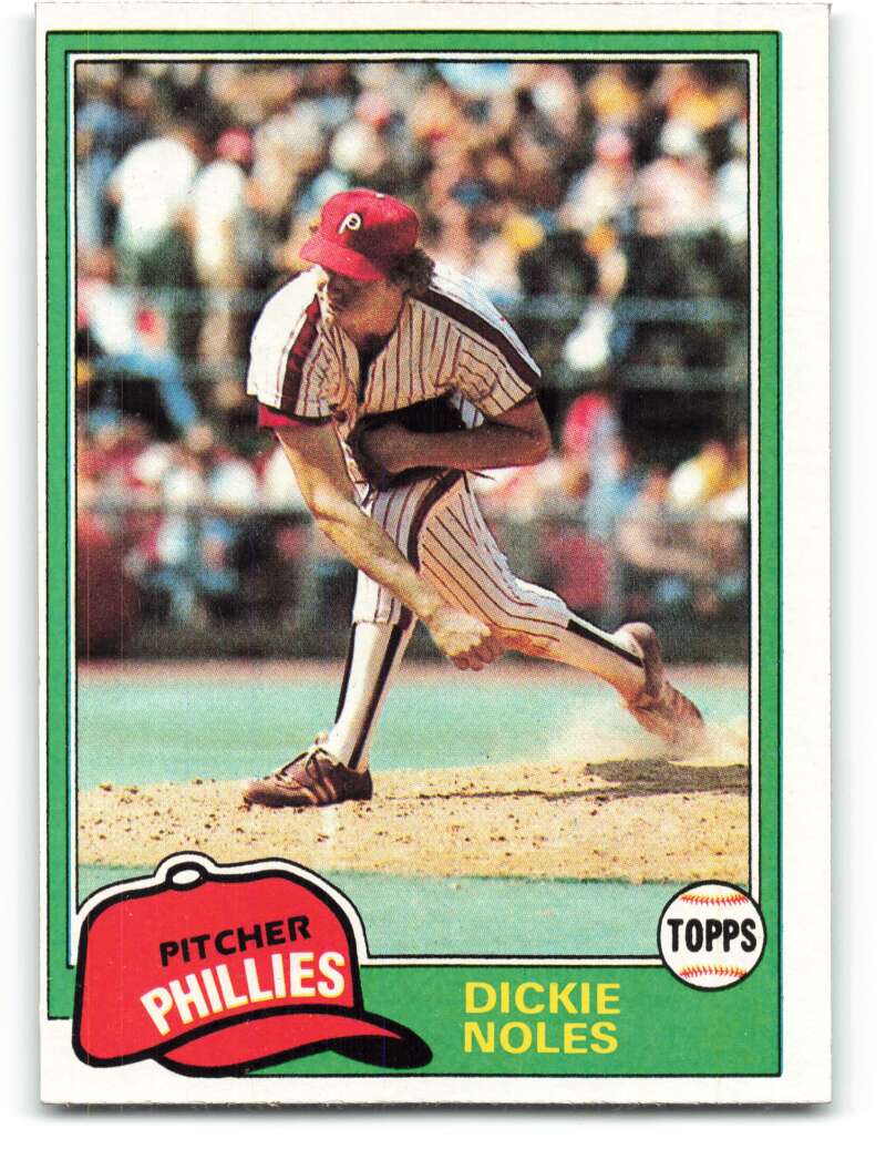 1981 Topps #406 Dickie Noles 