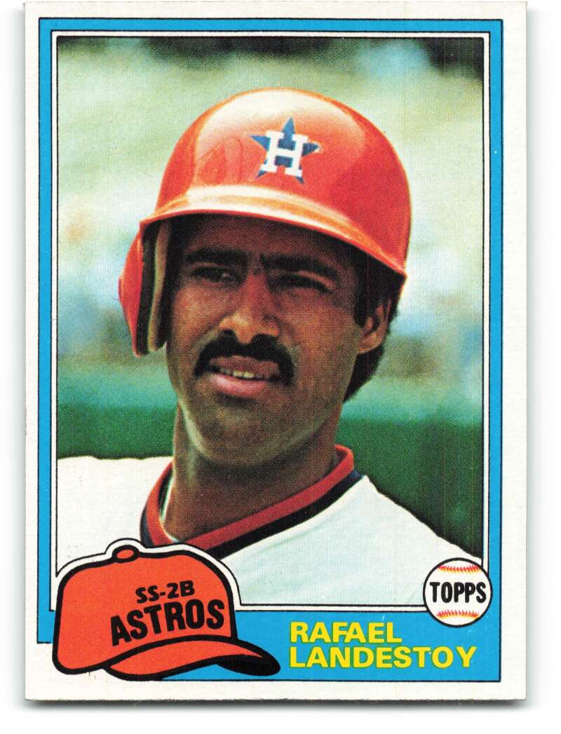1981 Topps Rafael Landestoy #597 VG/EX Very Good/Excellent Astros