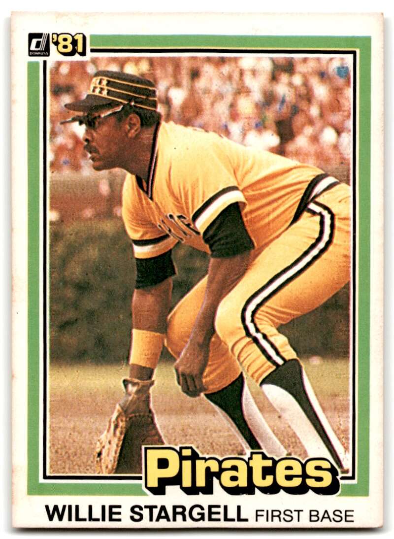 1981 Donruss Baseball #12 Willie Stargell Pittsburgh Pirates 