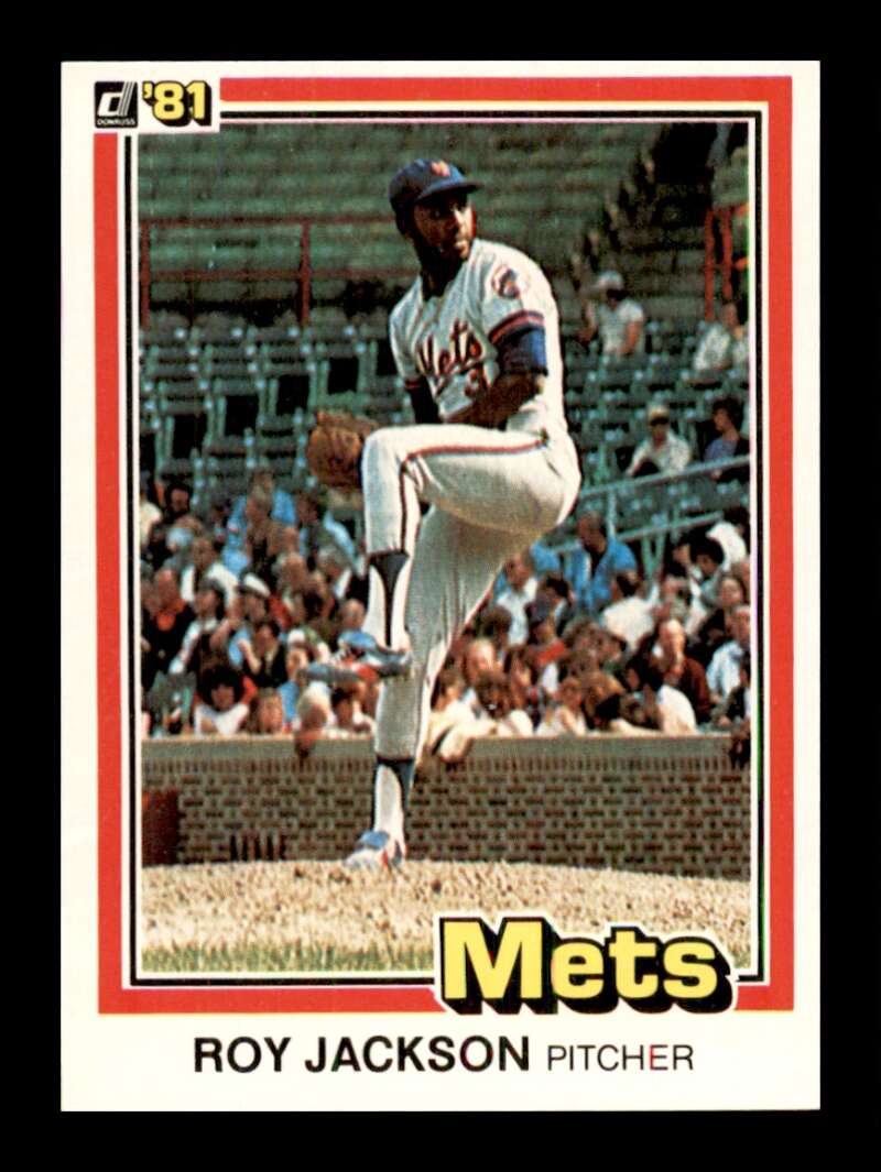 1981 Donruss Baseball #36 Roy Lee Jackson RC Rookie New York Mets  Official MLB Trading Card (Stock Photo Shown, Card in approximately Near Mint Condi