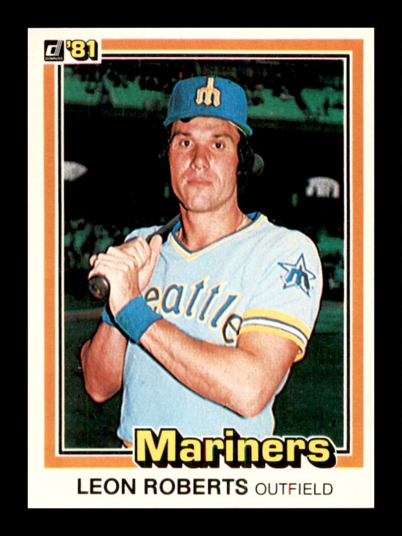 1981 Donruss Baseball #48 Leon Roberts Seattle Mariners 