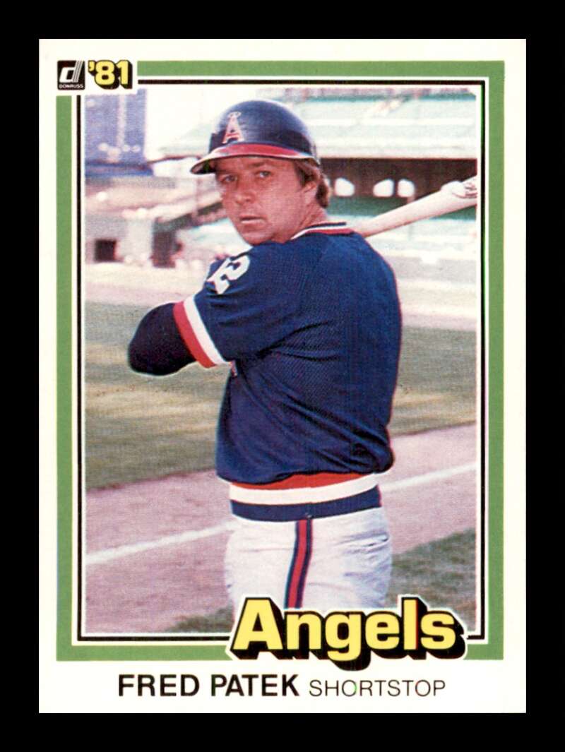 1981 Donruss Baseball #170 Freddie Patek California Angels  Official MLB Trading Card (Stock Photo Shown, Card in approximately Near Mint Condition)