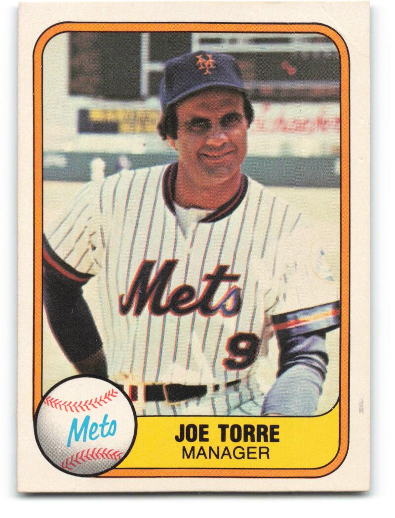 1981 Fleer Joe Torre #325 EX Mets MG