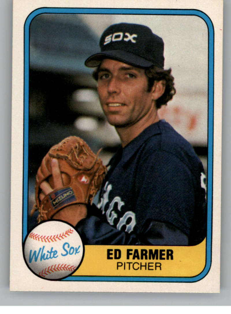 1981 Fleer Baseball #339 Ed Farmer Chicago White Sox  Official MLB Trading Card