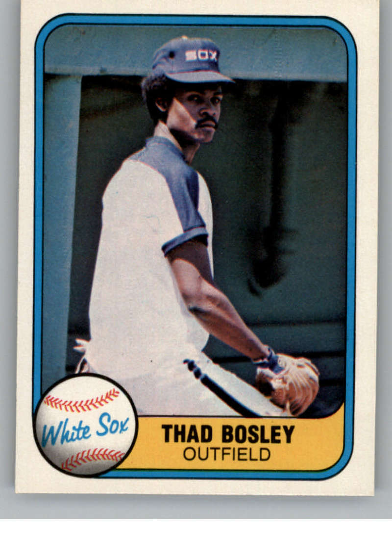 1981 Fleer Baseball #353 Thad Bosley Chicago White Sox  Official MLB Trading Card