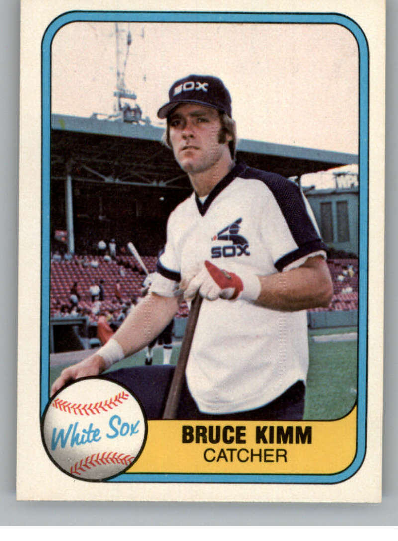 1981 Fleer Baseball #355 Bruce Kimm Chicago White Sox  Official MLB Trading Card