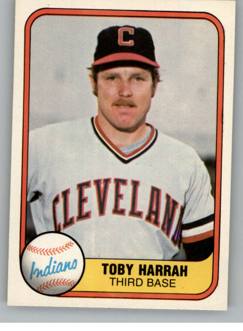 1981 Fleer Toby Harrah #389 EX Indians