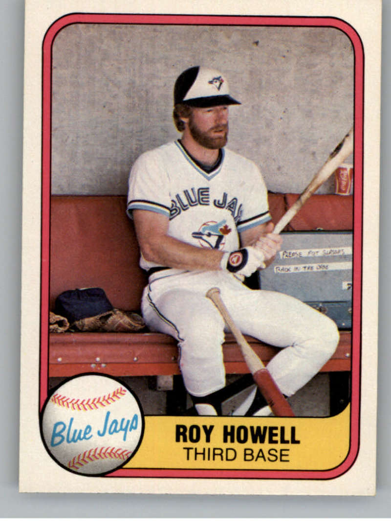 1981 Fleer Roy Howell #417 EX Blue Jays