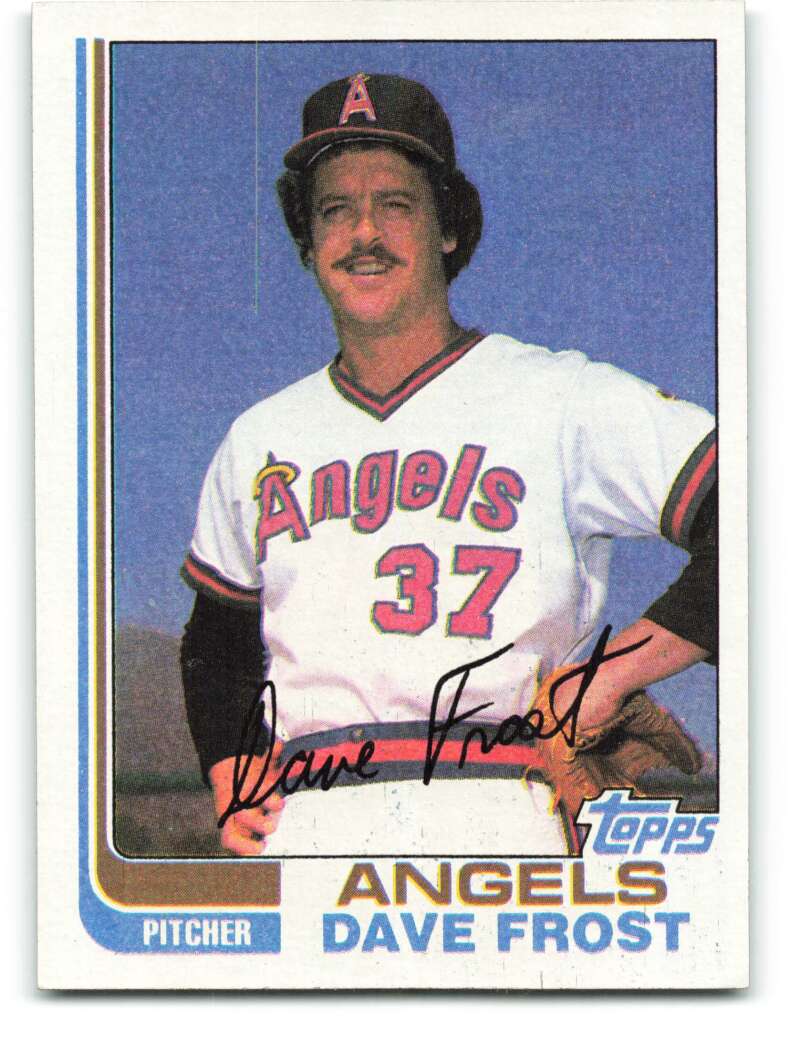 1982 Topps #24 Dave Frost California Angels
