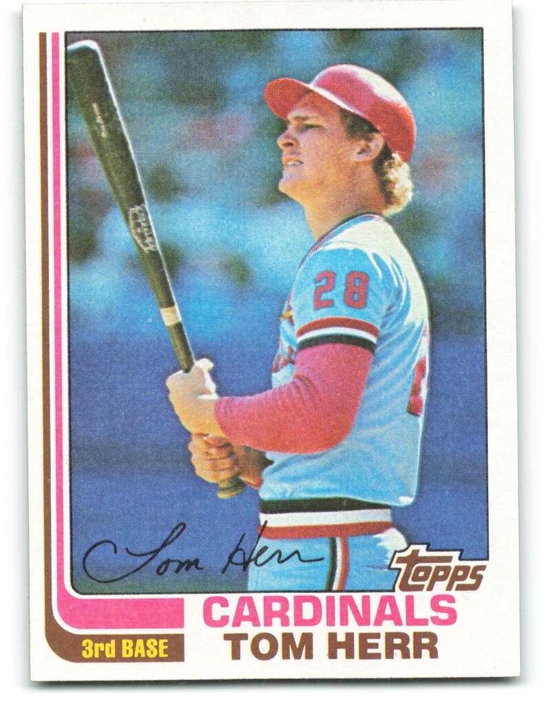 1982 Topps Tom Herr #27 EX/NM Cardinals
