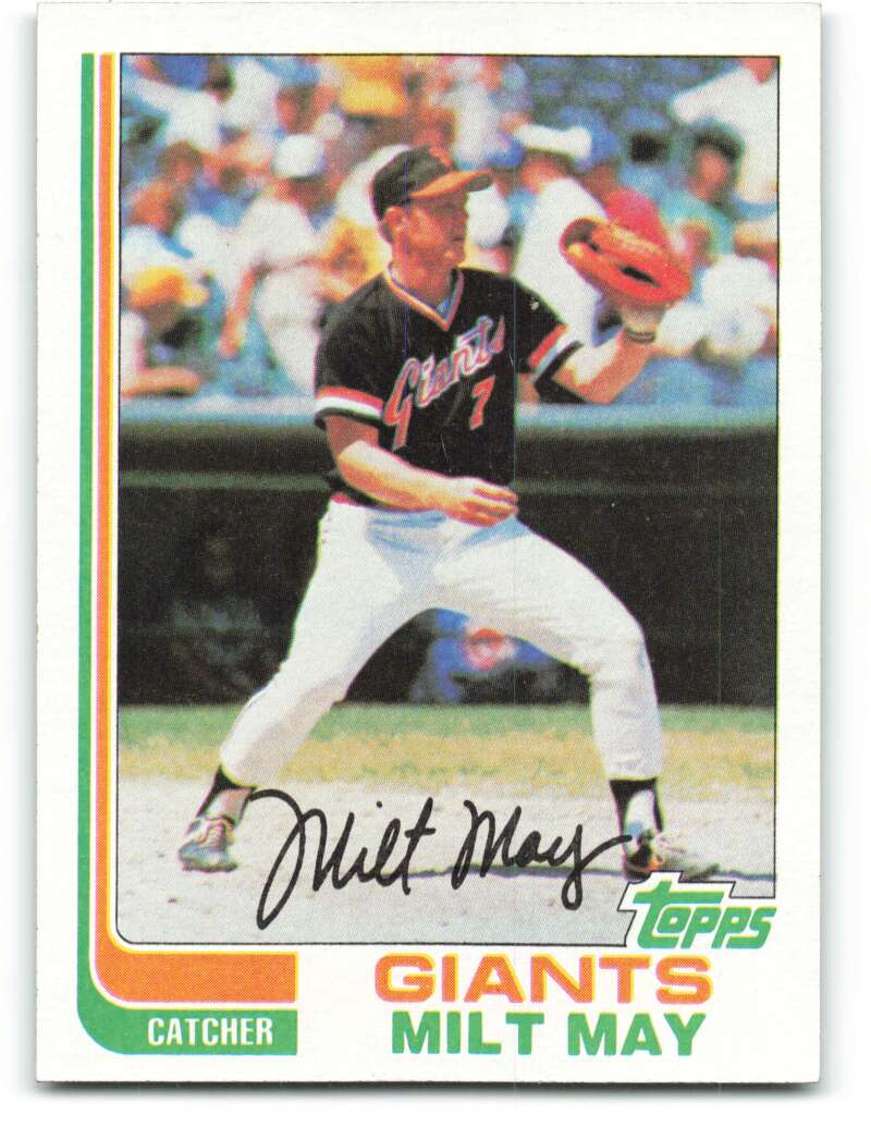 1982 Topps #242 Milt May San Francisco Giants