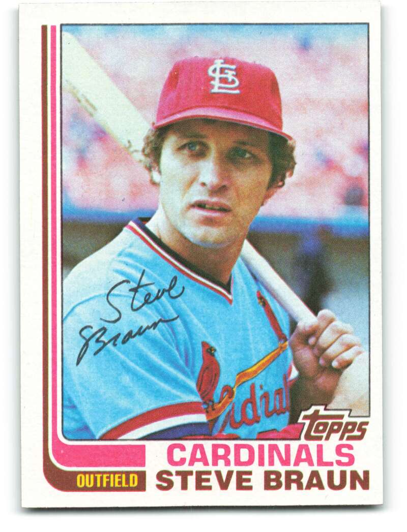 1982 Topps Steve Braun #316 EX/NM Cardinals