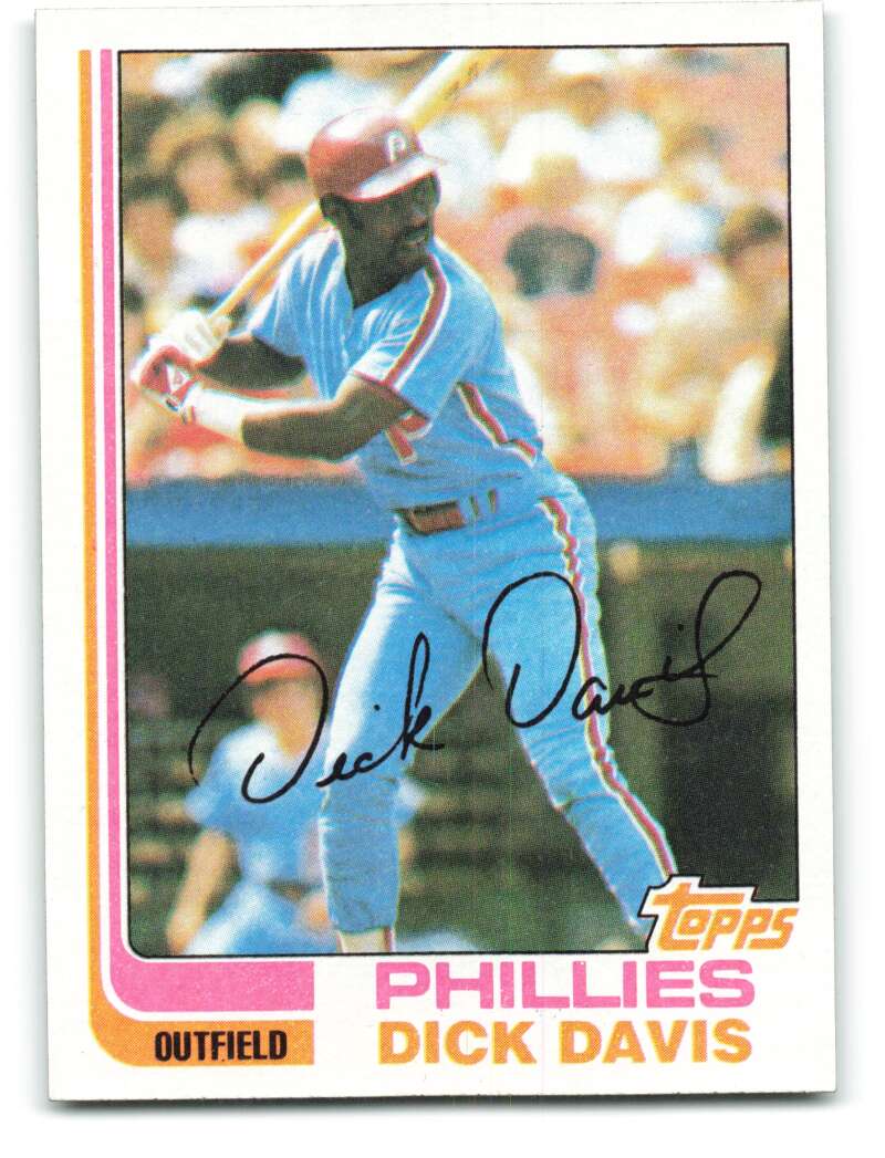 1982 Topps #352 Dick Davis Philadelphia Phillies