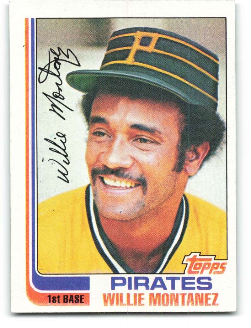 1982 Topps #458 Willie Montanez Pittsburgh Pirates