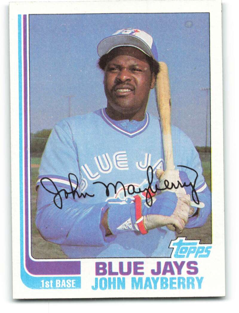 1982 Topps John Mayberry #470 EX/NM Blue Jays