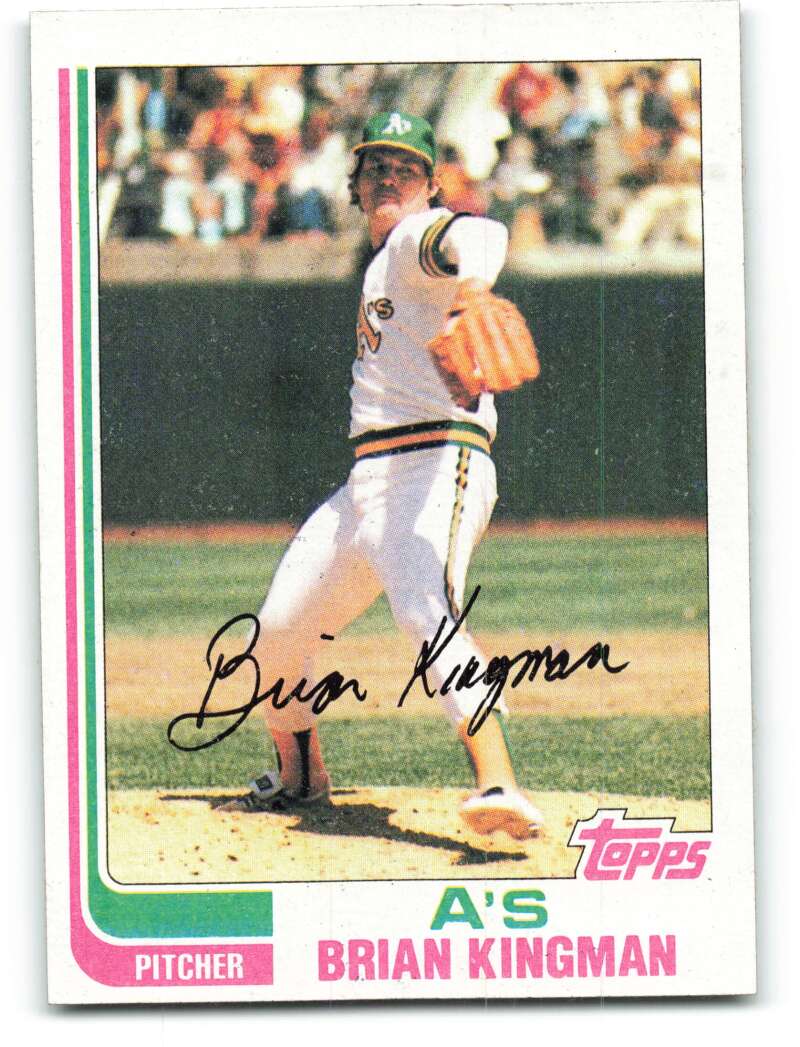 1982 Topps #476 Brian Kingman Oakland Athletics