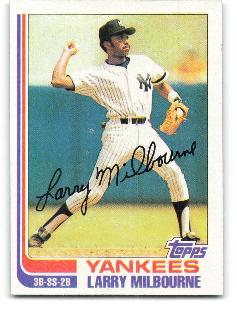 1982 Topps Larry Milbourne #669 EX/NM Yankees